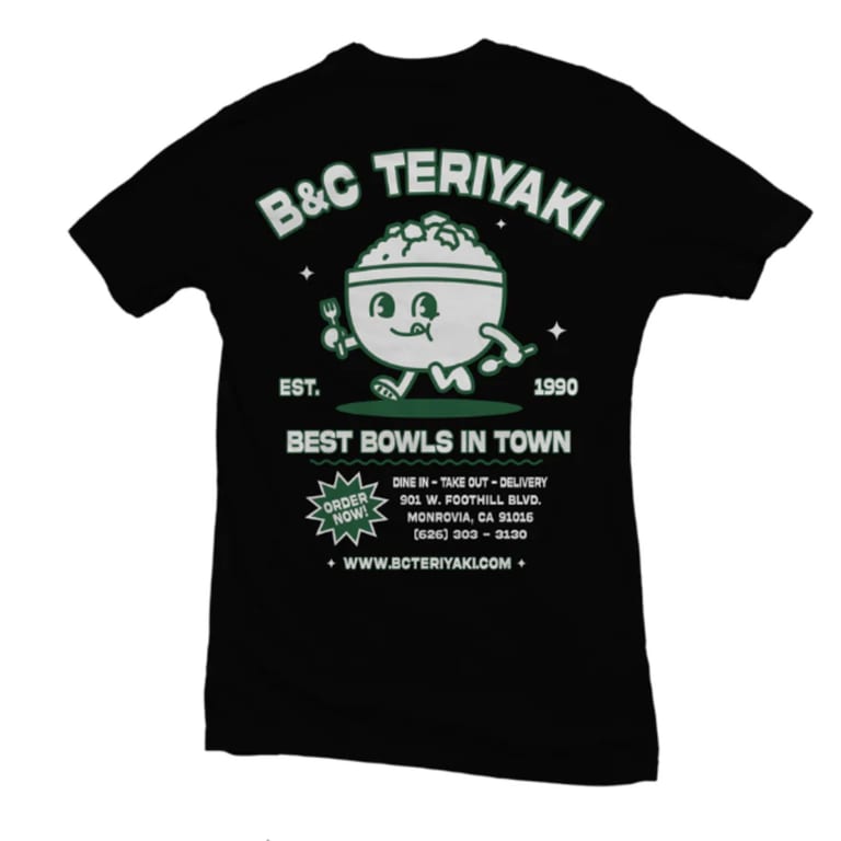 Show Your Love with B & C Teriyaki Merch