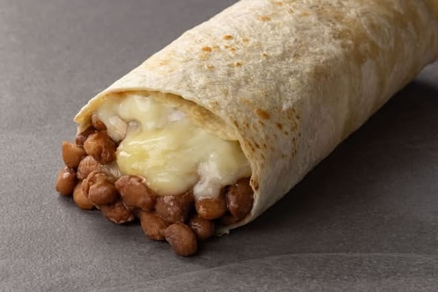 Chicken Bean & Cheese Burrito.